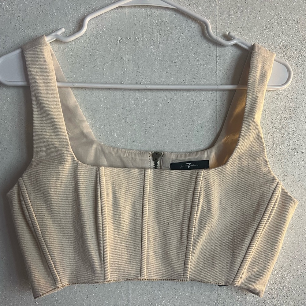 7 For All Mankind Crop Top